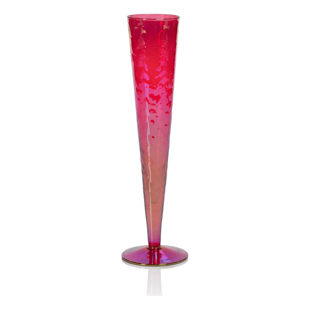 Aperitivo Slim Champagne Flute | Red - Something Splendid Co.