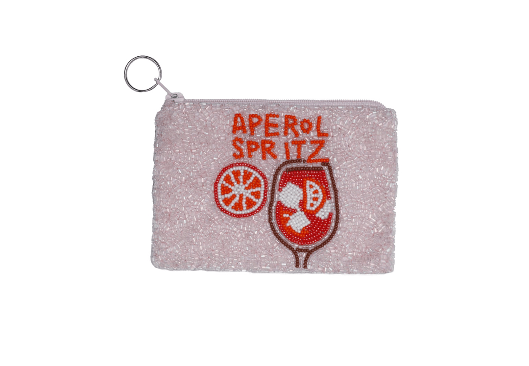 APEROL SPRITZ COIN PURSE SCP 1889 - Lt. Pink/Multi - Something Splendid Co.