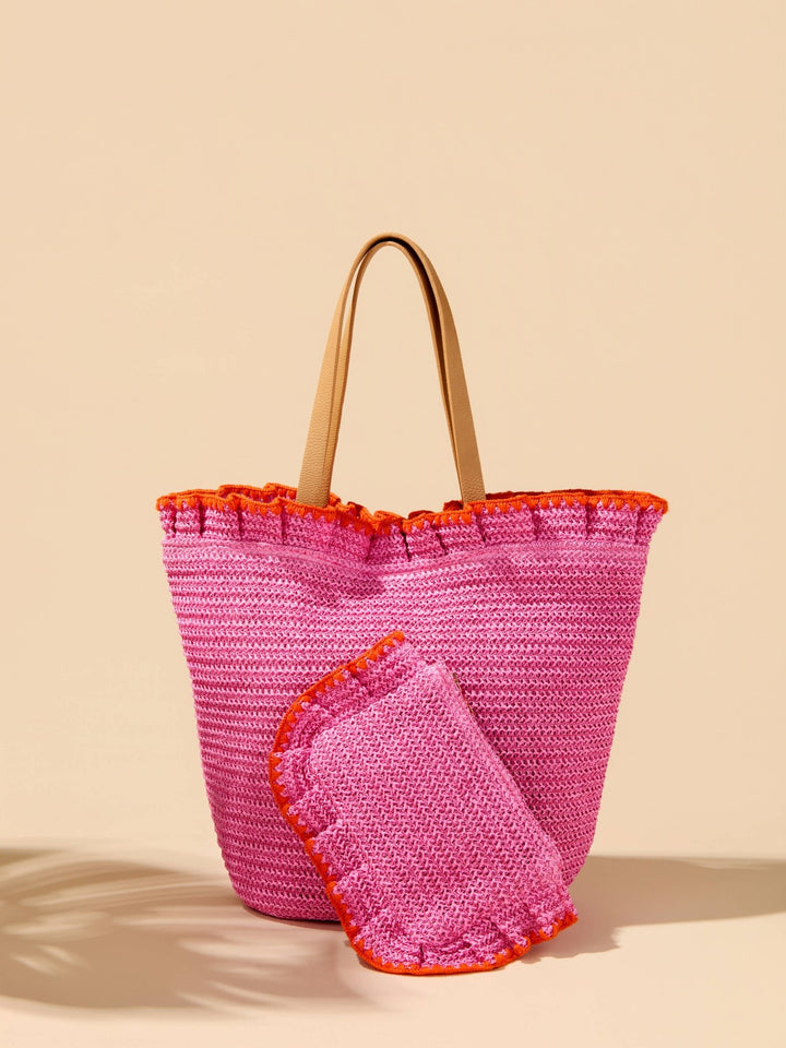 Arabella Zip Pouch - Pink - Something Splendid Co.