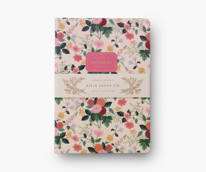 Assorted Set of 3 Dahlia Notebooks - Something Splendid Co.
