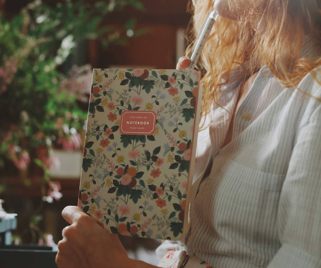 Assorted Set of 3 Dahlia Notebooks - Something Splendid Co.