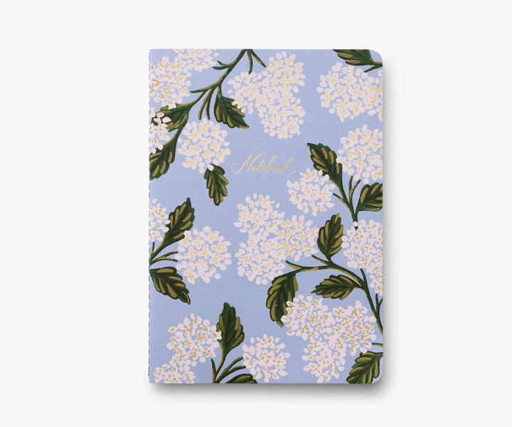 Assorted Set of 3 Hydrangea Notebooks - Something Splendid Co.