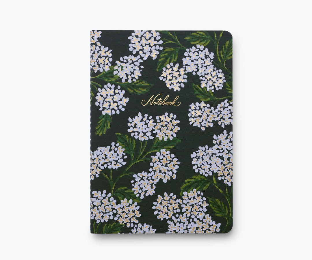 Assorted Set of 3 Hydrangea Notebooks - Something Splendid Co.