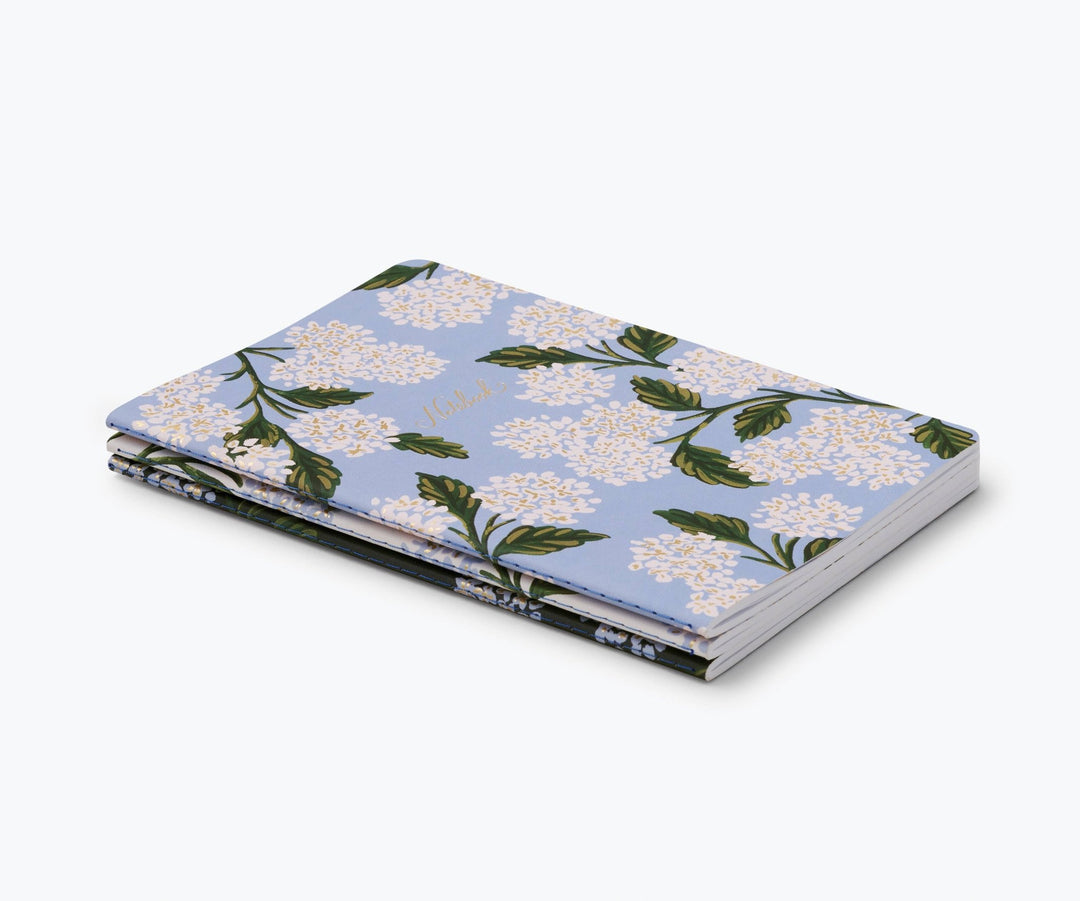Assorted Set of 3 Hydrangea Notebooks - Something Splendid Co.