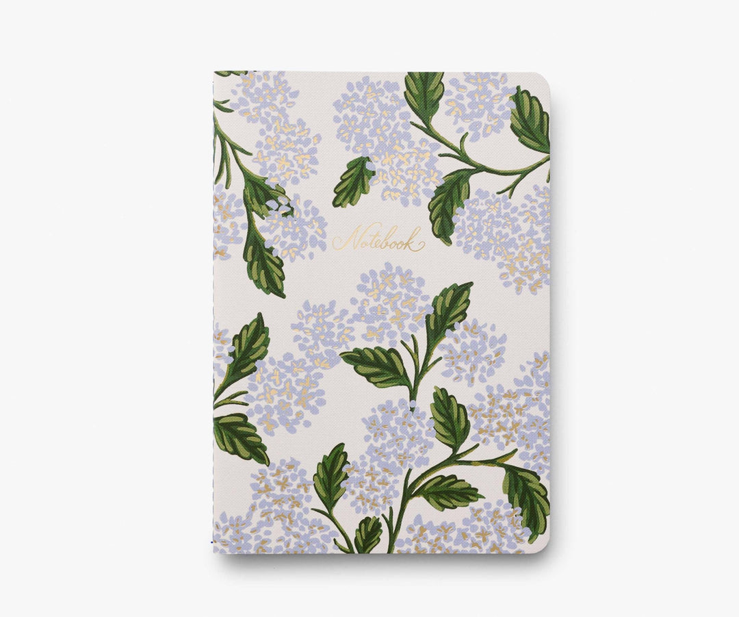 Assorted Set of 3 Hydrangea Notebooks - Something Splendid Co.