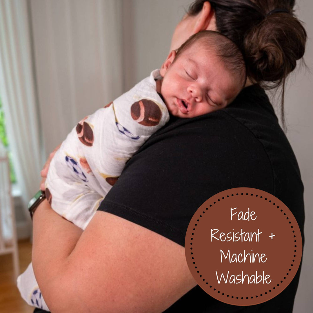 Baby Muslin Swaddle Blanket 47x47 Go Sports! - Something Splendid Co.
