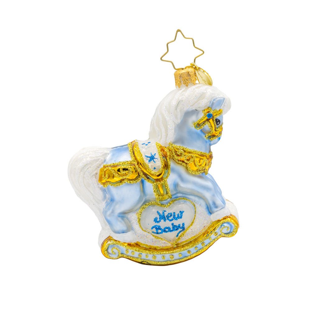 Baby's First Christmas Foal Gem Ornament - Something Splendid Co.