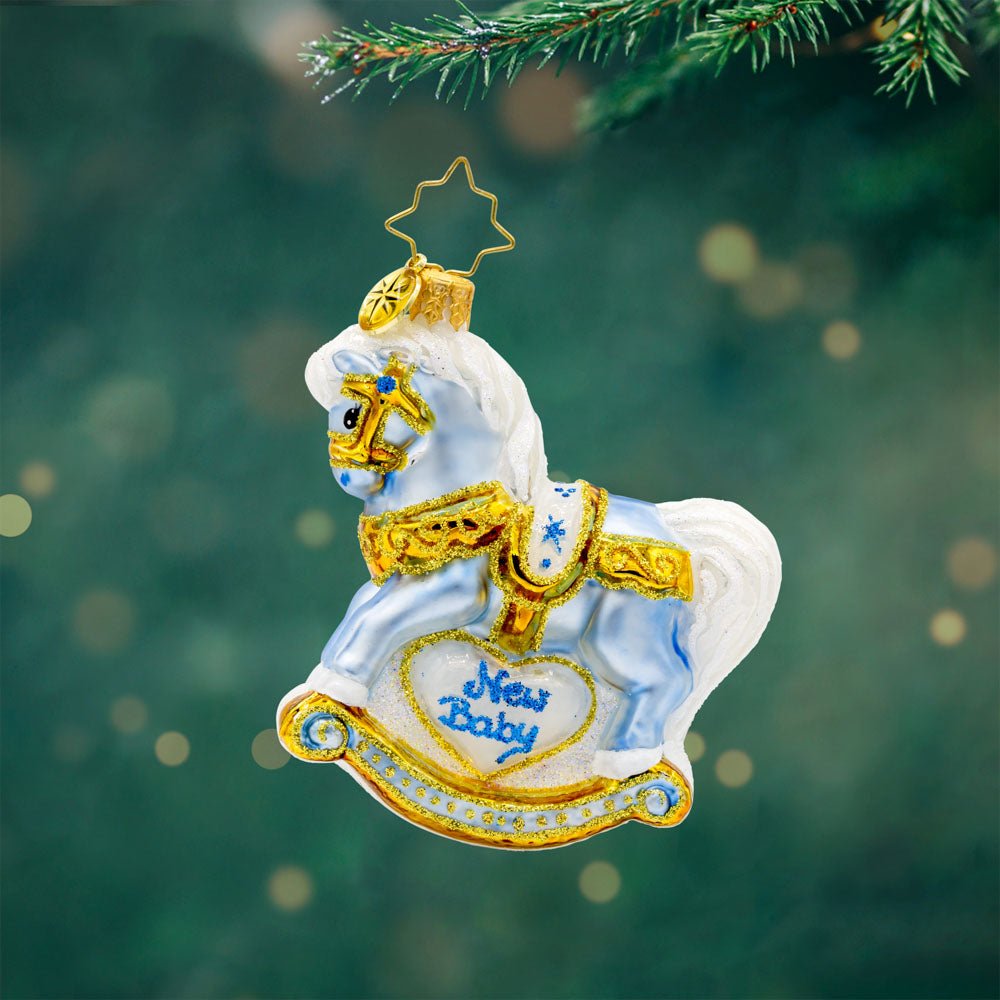 Baby's First Christmas Foal Gem Ornament - Something Splendid Co.