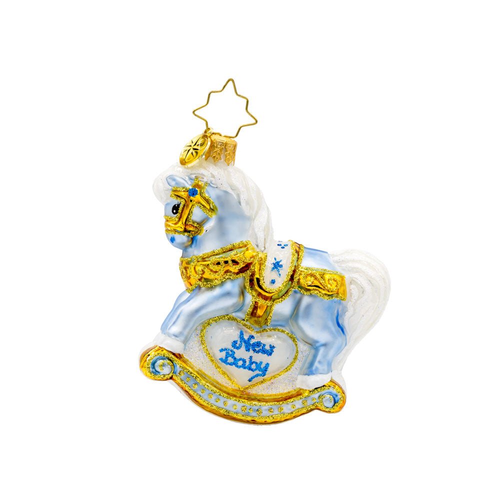 Baby's First Christmas Foal Gem Ornament - Something Splendid Co.