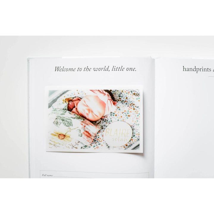Baby's First Year Memory Book & Photo Album - Something Splendid Co.