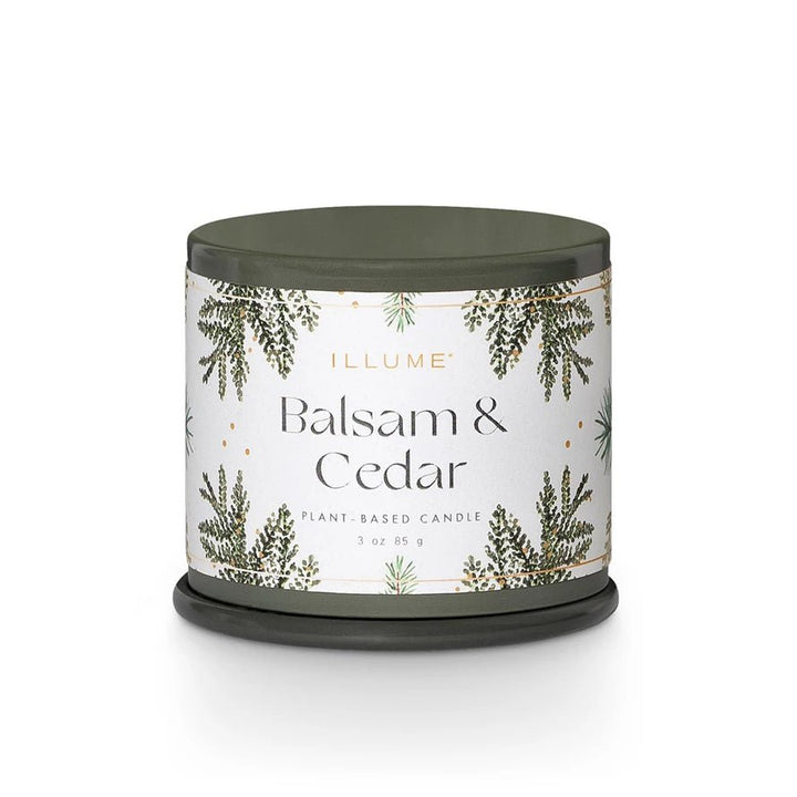 Balsam & Cedar Demi Vanity Tin Candle - Something Splendid Co.