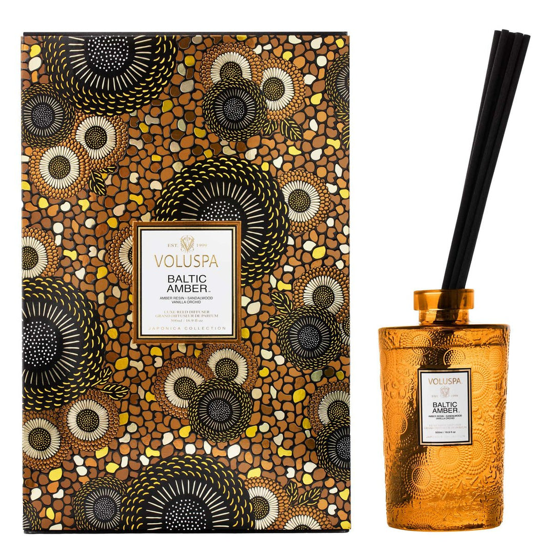 Baltic Amber Luxe Reed Diffuser - Something Splendid Co.