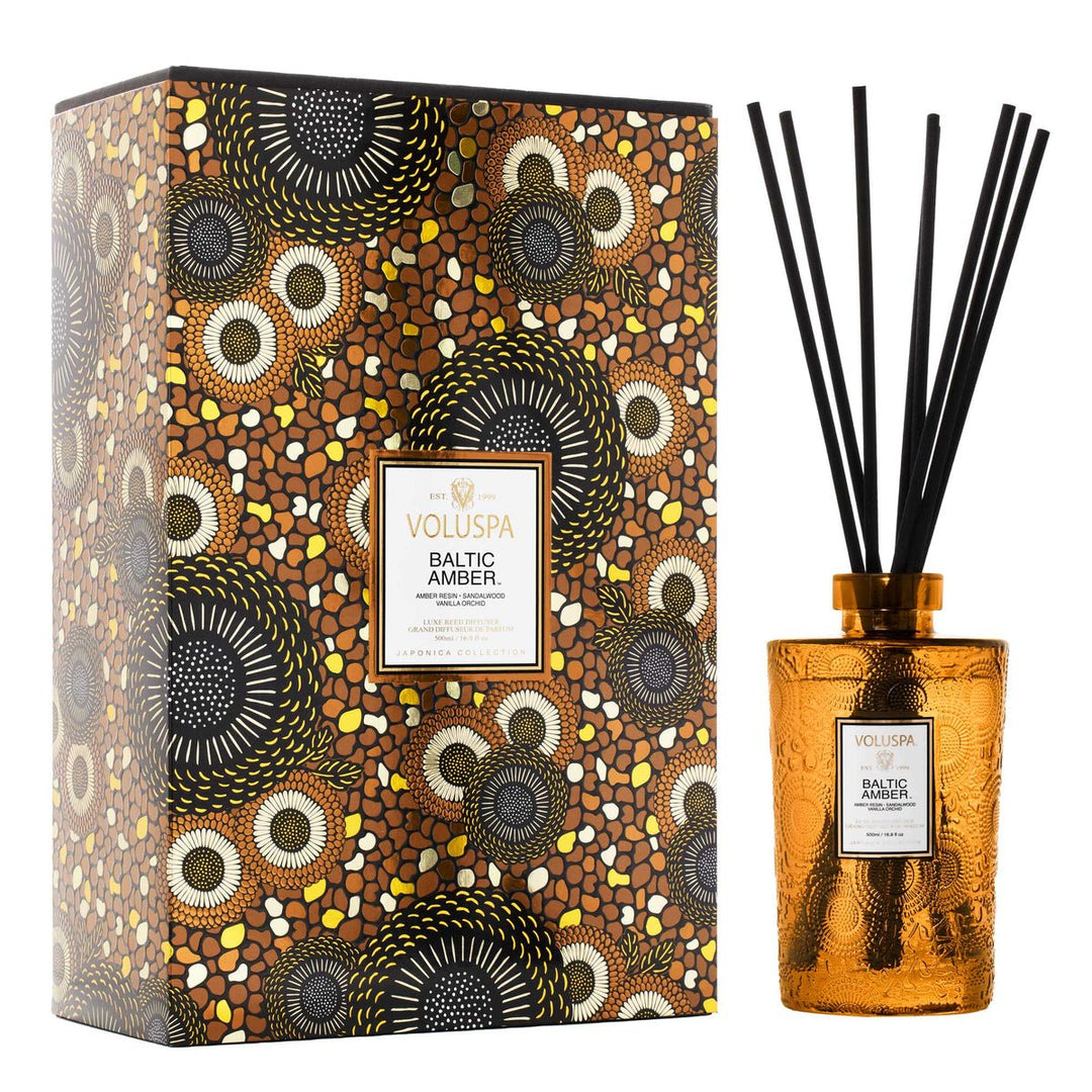 Baltic Amber Luxe Reed Diffuser - Something Splendid Co.