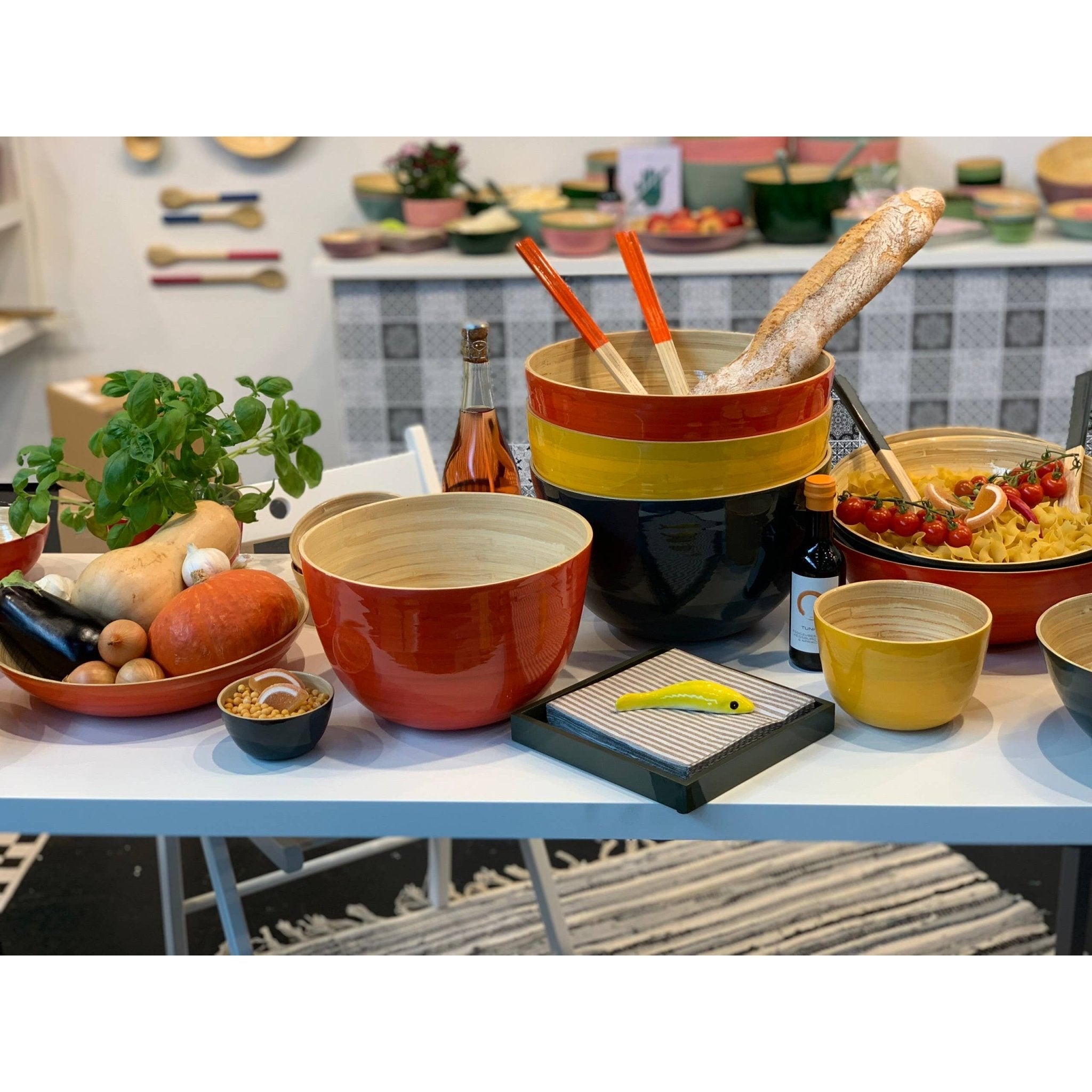 Bamboo Party Bowl - Thumbnail 4