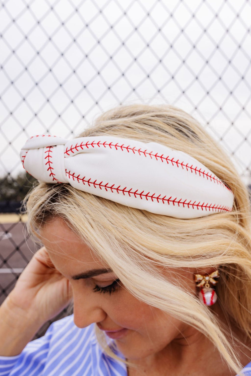 Baseball Seams Headband - Something Splendid Co.