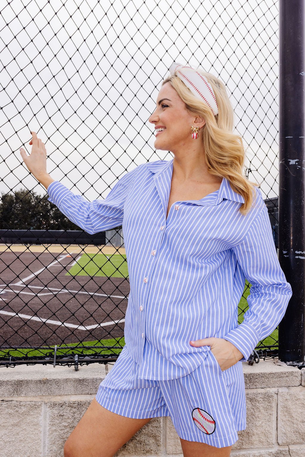 Baseball Seams Headband - Something Splendid Co.
