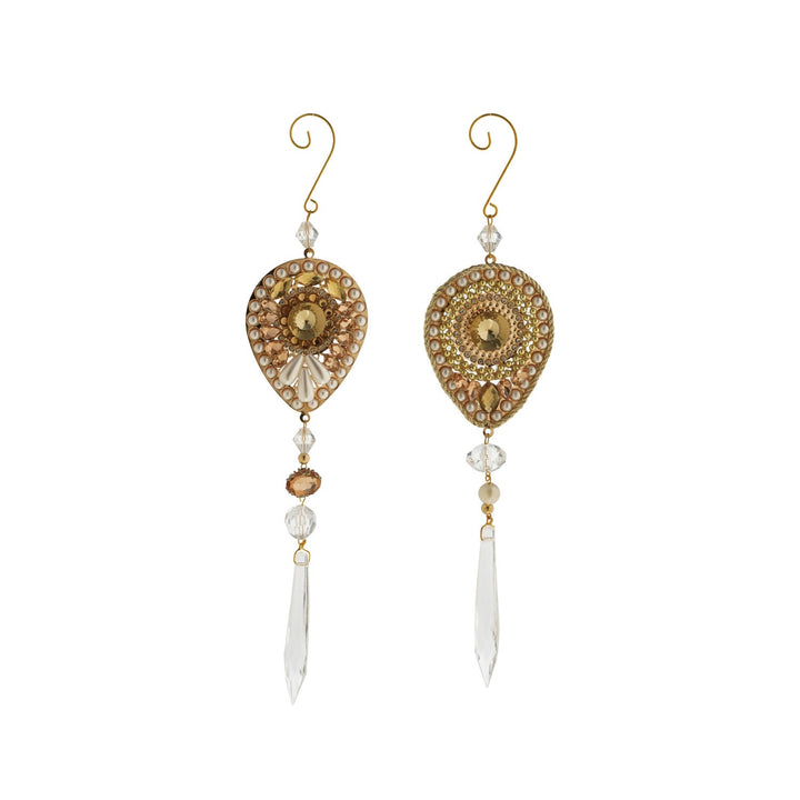 Beaded Teardrop Ornament - Something Splendid Co.