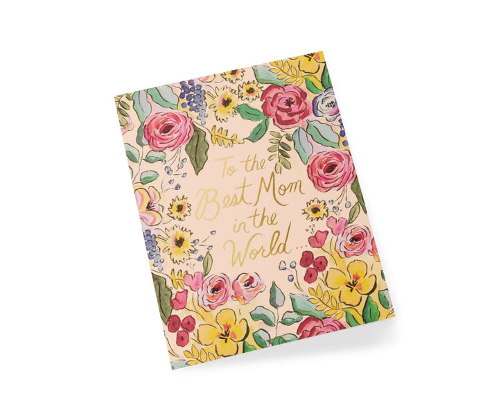 Best Mom in the World Mother's Day Card - Something Splendid Co.
