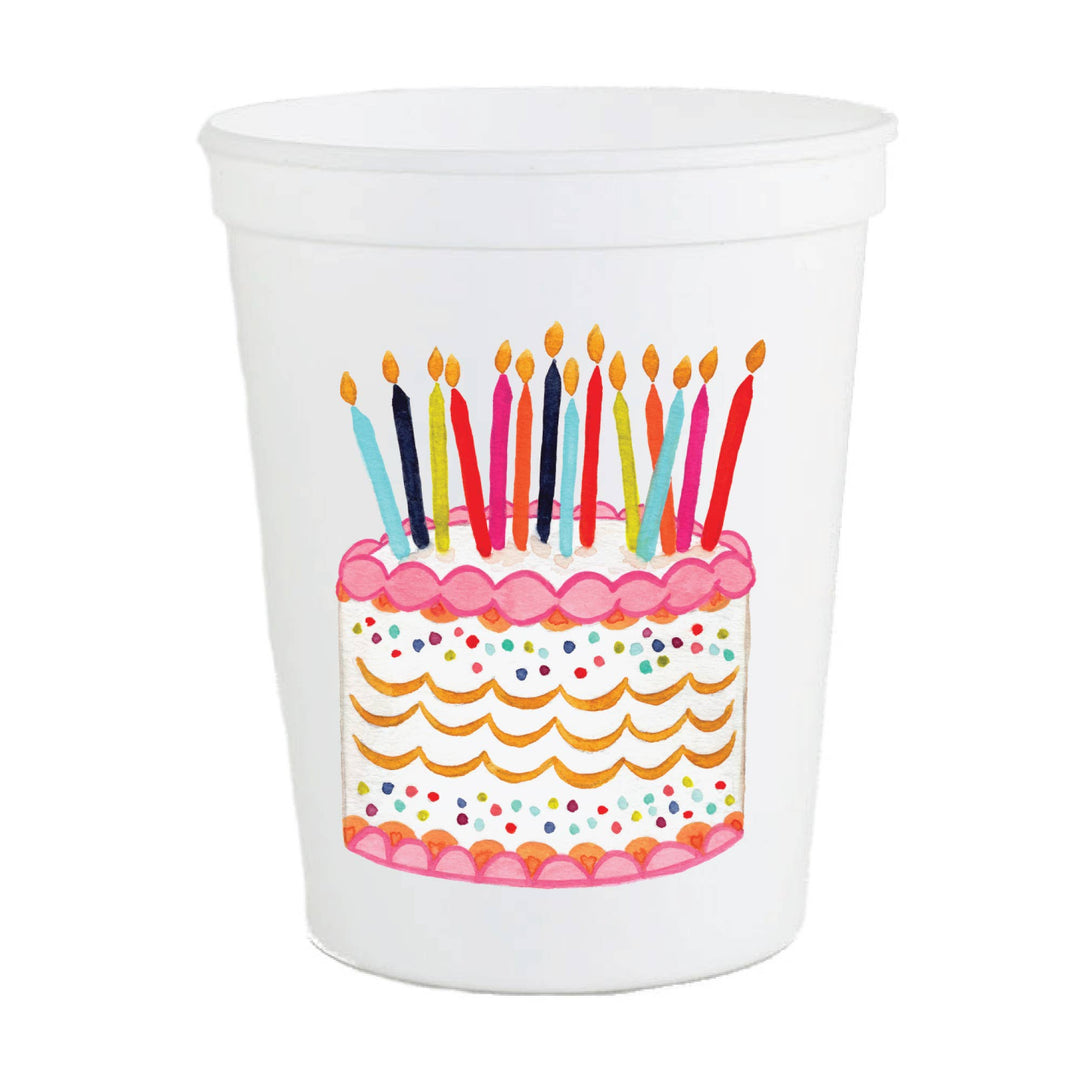 Birthday Cake Stadium Cups - Birthday - Something Splendid Co.