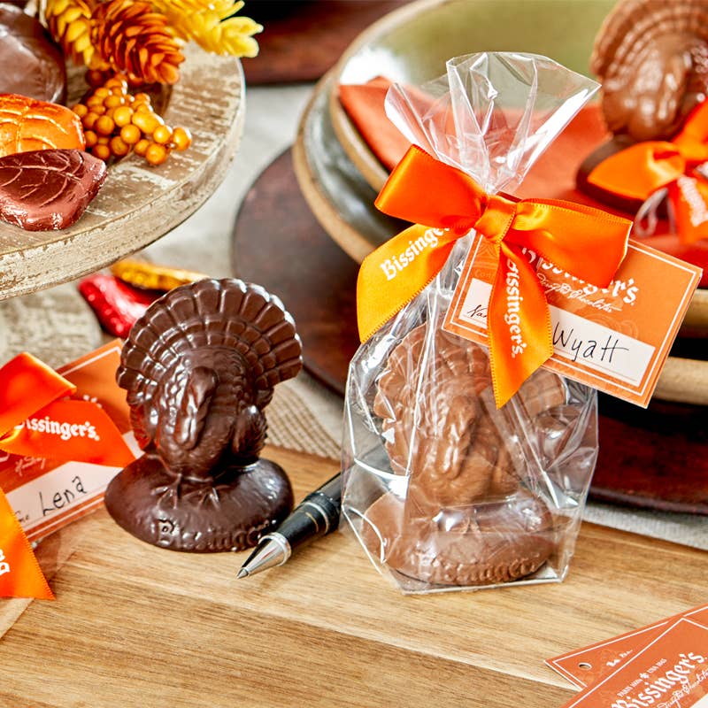 Bissinger's Chocolate Turkey Place Setting: Milk Chocolate - Something Splendid Co.