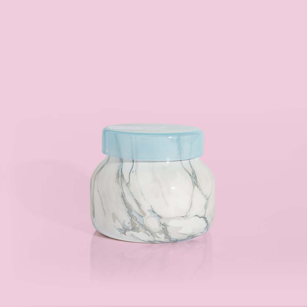 Blue Jean Modern Marble Petite Jar Candle - Something Splendid Co.