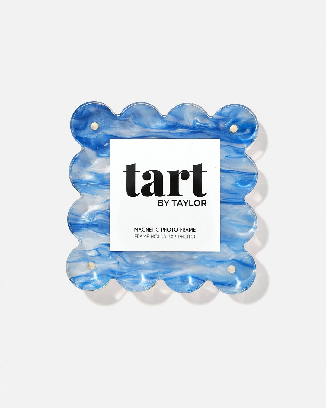 Blue Marbled Mini Acrylic Picture Frame - Something Splendid Co.