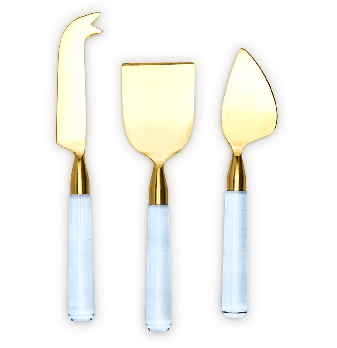 Blue Skies Set of 3 Cheese Knives - Something Splendid Co.