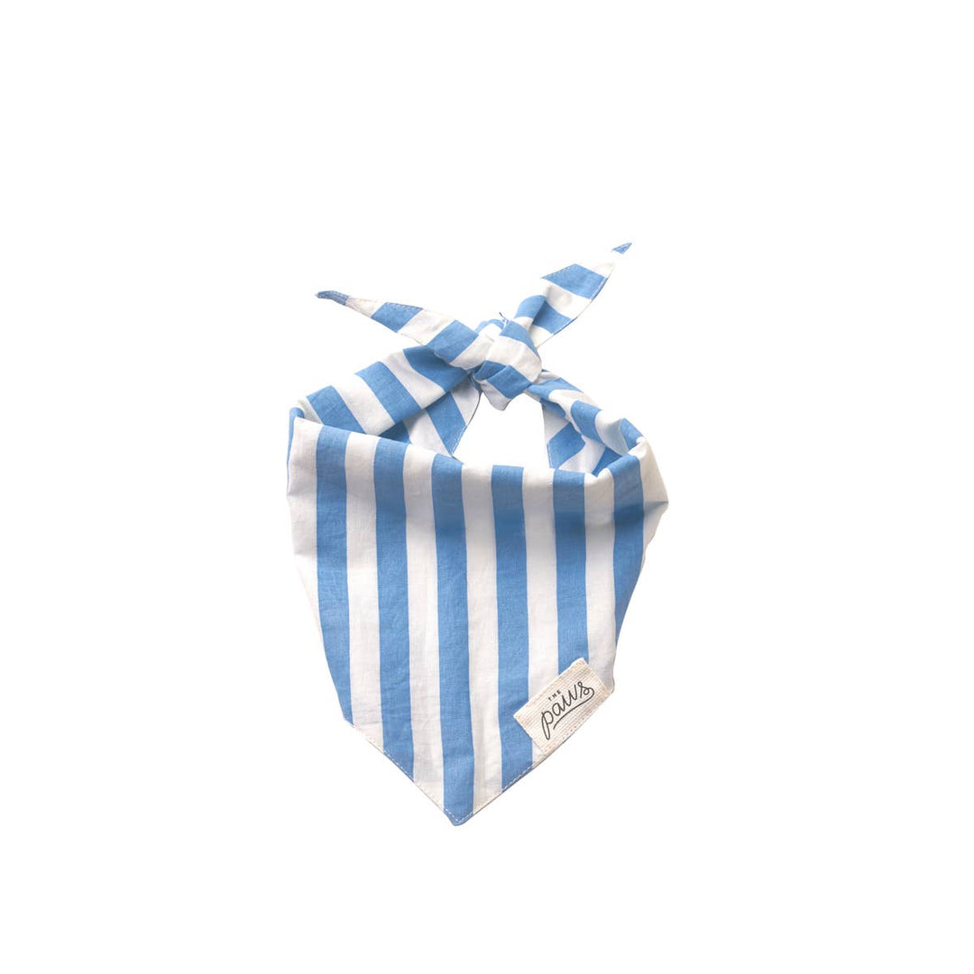 Blue Stripes Pet Bandana - Something Splendid Co.