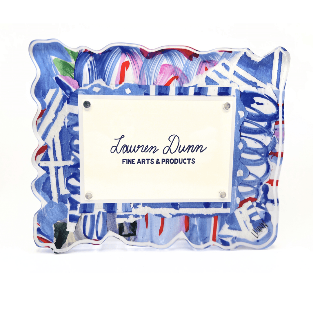 Blue Whimsy Acrylic Frame - Something Splendid Co.