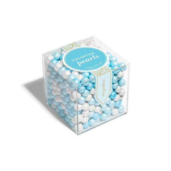 Blue & White Chocolate Pearls - Something Splendid Co.