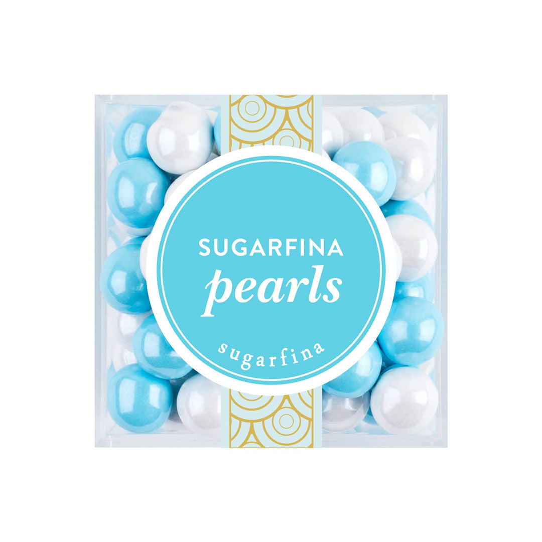 Blue & White Chocolate Pearls - Something Splendid Co.