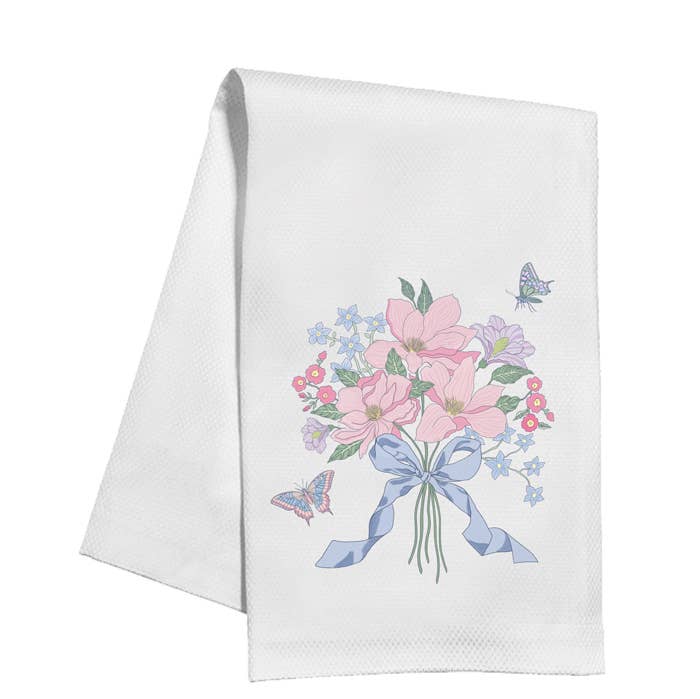 Blush Bouquet Kitchen Towel - Something Splendid Co.