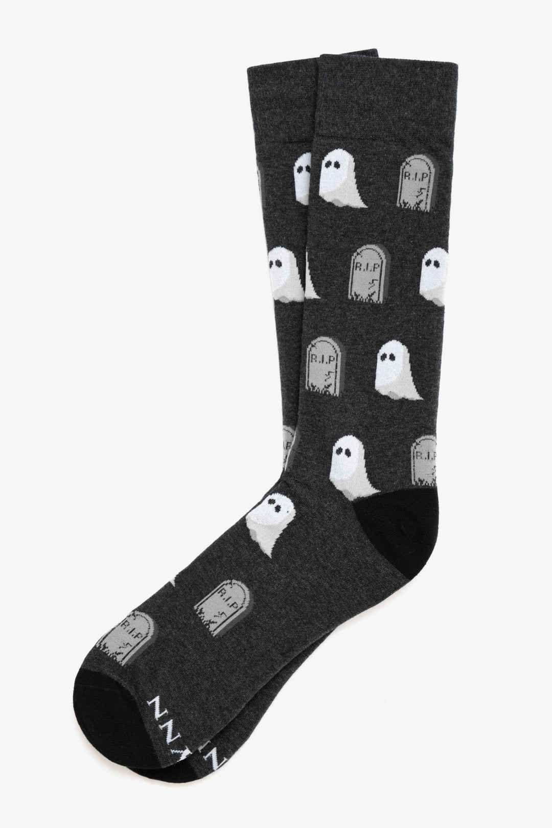 Boo Ghost Halloween Carded Cotton Sock by Alynn - Something Splendid Co.