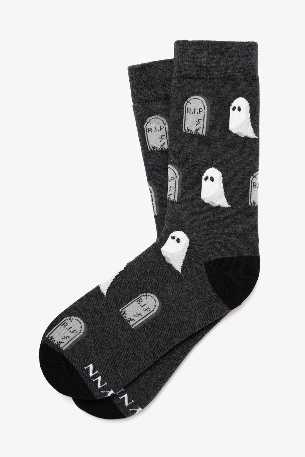 Boo Ghost Halloween Carded Cotton Sock by Alynn - Something Splendid Co.