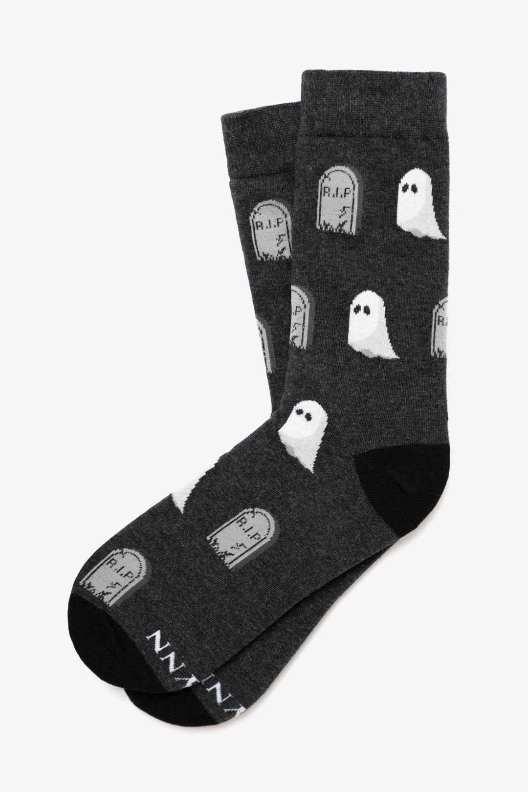 Boo Ghost Halloween Carded Cotton Sock by Alynn - Something Splendid Co.