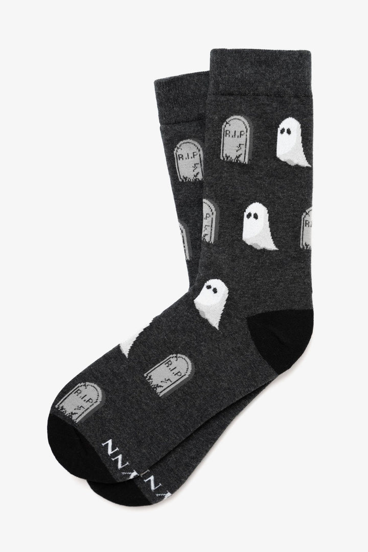 Boo Ghost Halloween Carded Cotton Sock by Alynn - Something Splendid Co.