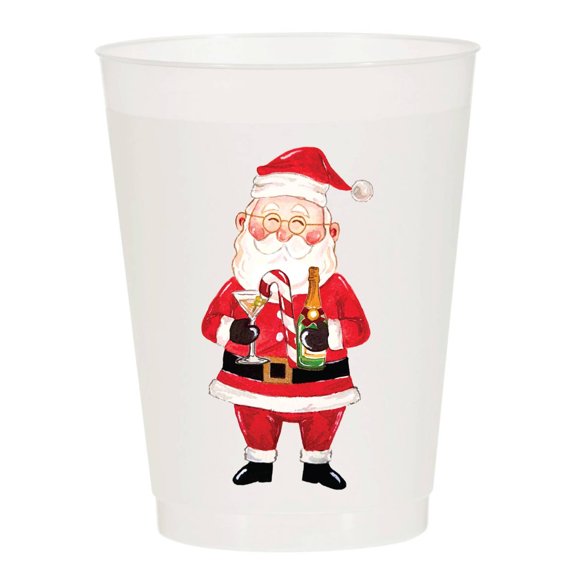 Sip Hip Hooray Boozy Santa Cups