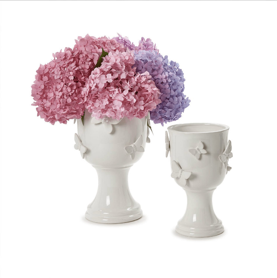 Butterfly Pedestal Cachepot - Something Splendid Co.