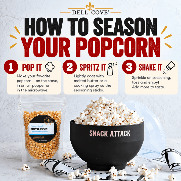 Buttery Garlic Popcorn Seasoning - Something Splendid Co.