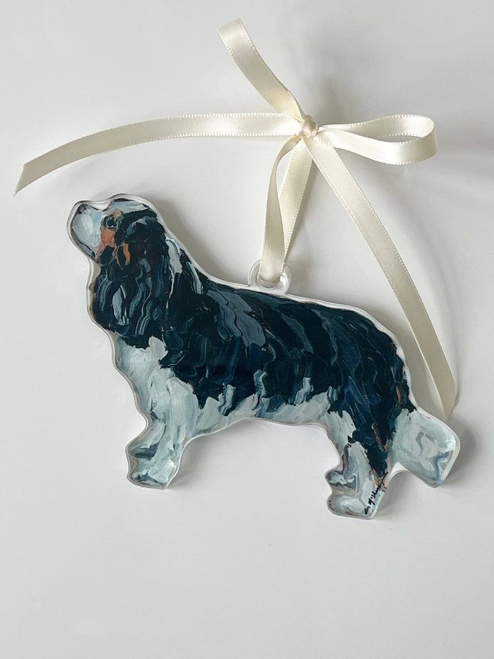 "Cavalier King Charles tri" ornament