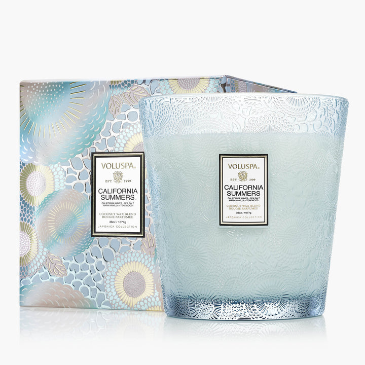 California Summers 3 Wick Hearth Candle - Something Splendid Co.