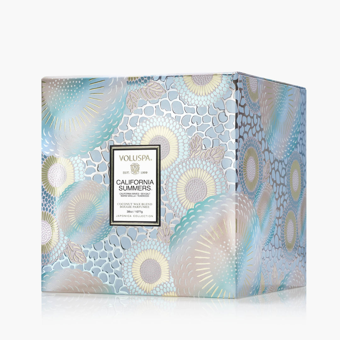 California Summers 3 Wick Hearth Candle - Something Splendid Co.