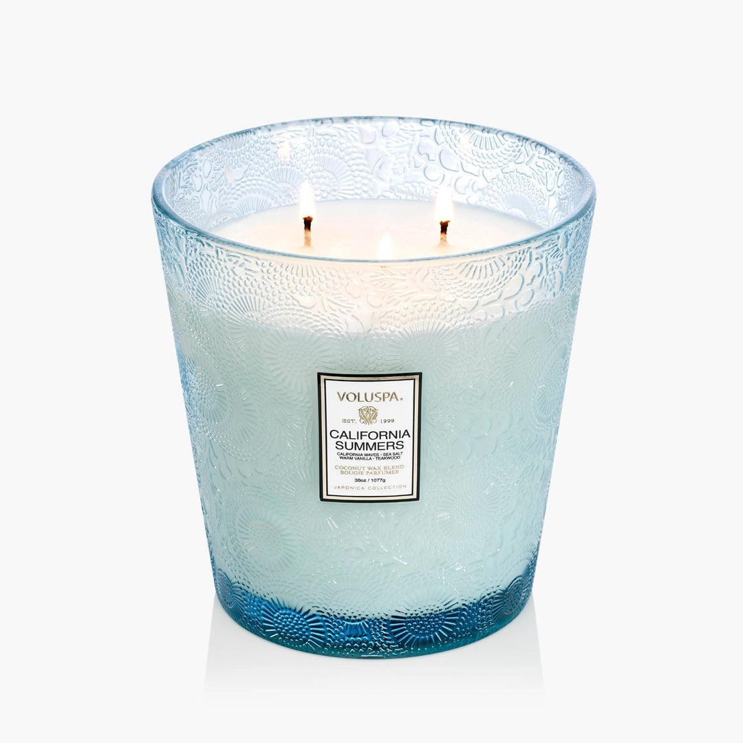 California Summers 3 Wick Hearth Candle - Something Splendid Co.