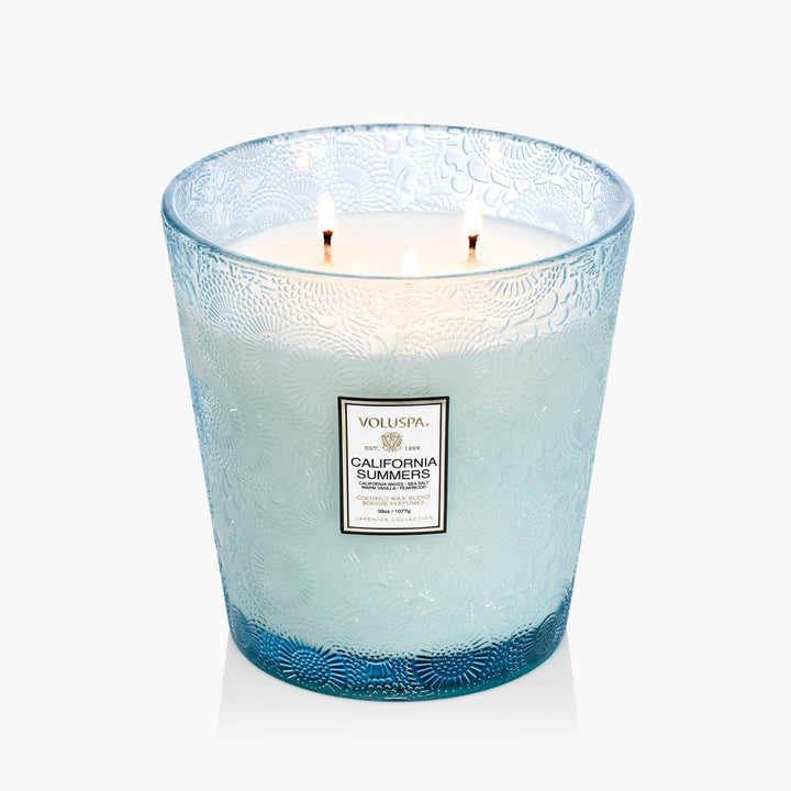 California Summers 3 Wick Hearth Candle - Something Splendid Co.