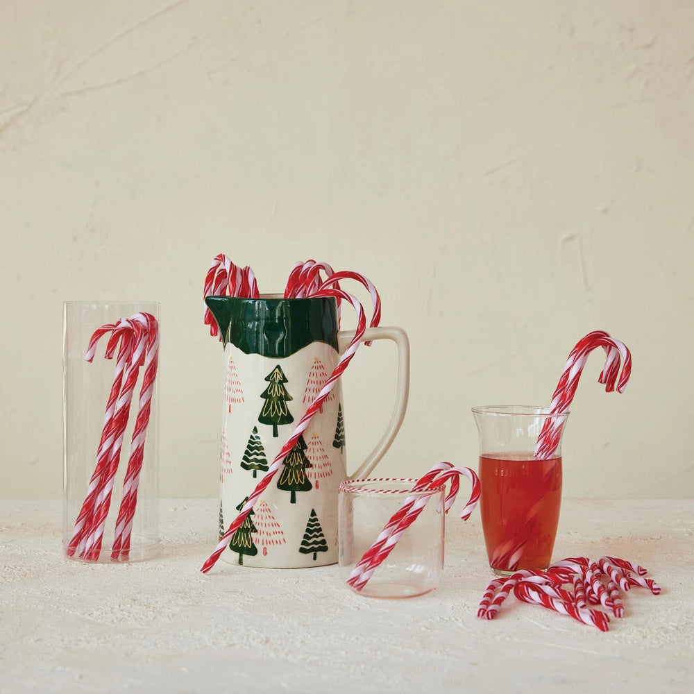Candy Cane Drink Stirrers, Set of 10 (2 Sizes) - Something Splendid Co.