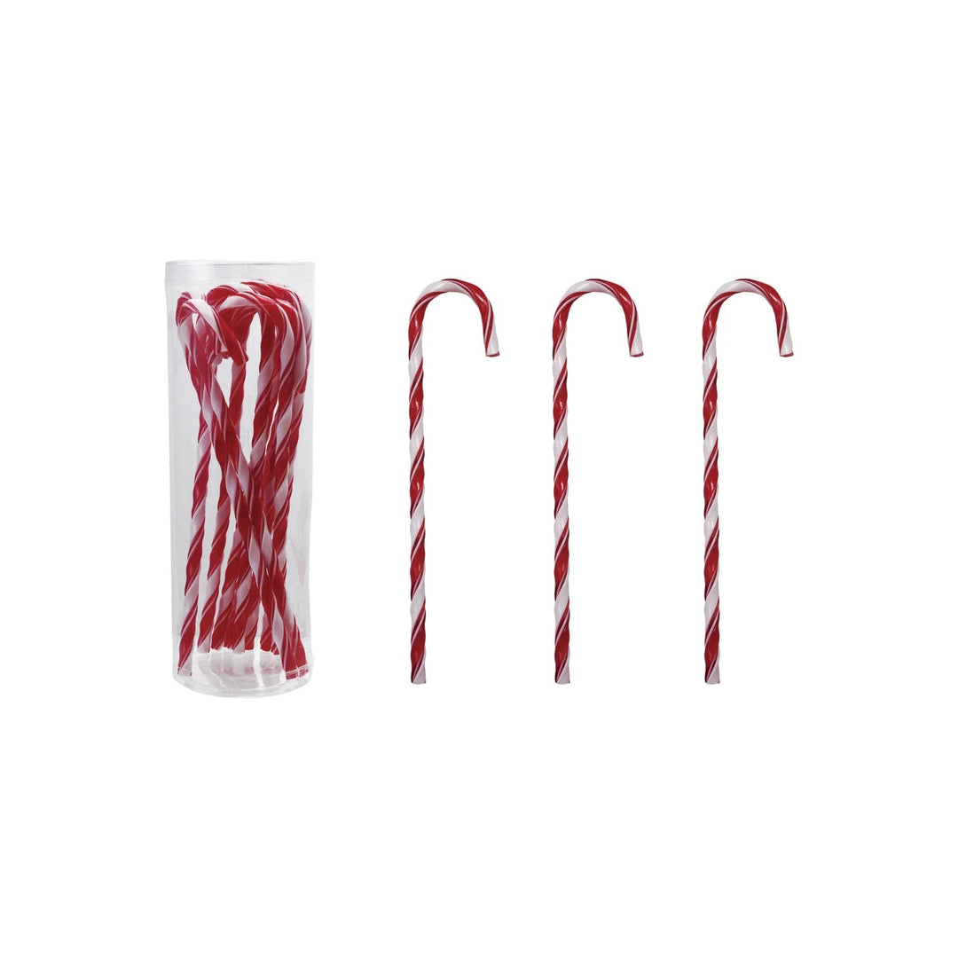 Candy Cane Drink Stirrers, Set of 10 (2 Sizes) - Something Splendid Co.
