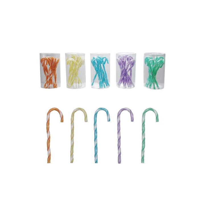 Candy Cane Drink Stirrers, Set of 10 - Something Splendid Co.
