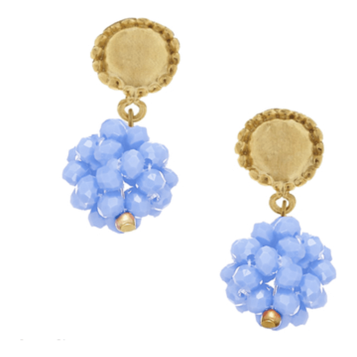 Carolina Cluster Drops | Periwinkle - Something Splendid Co.