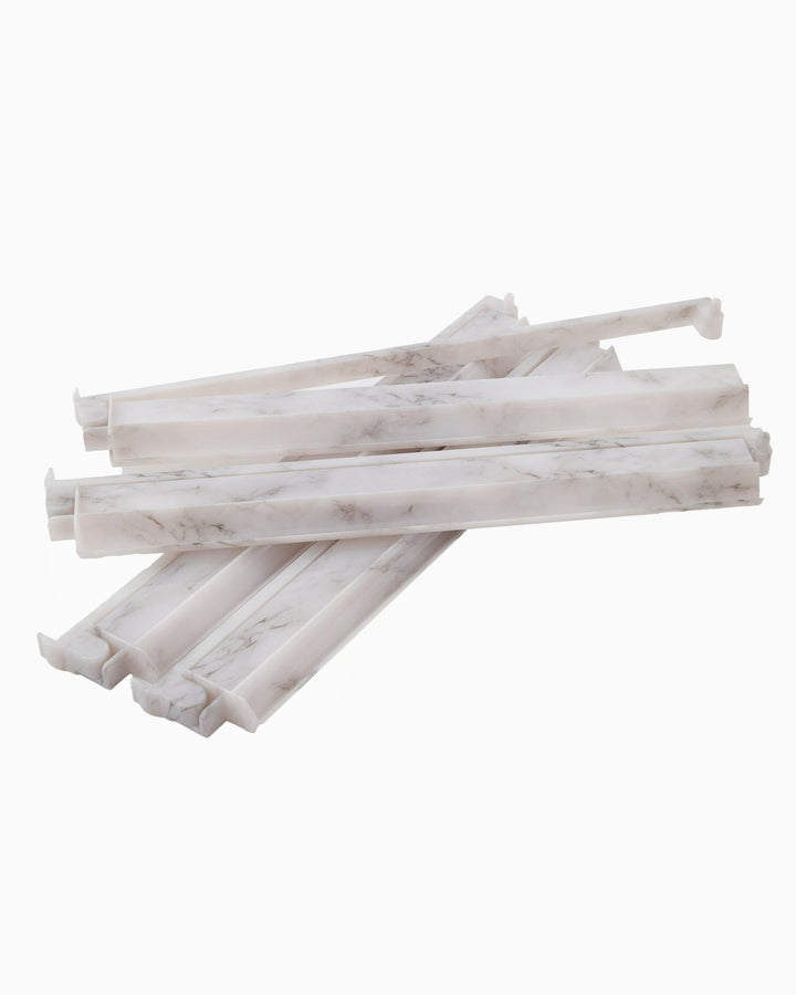 Carrara Marble Mahjong Rack & Pusher Set - Something Splendid Co.