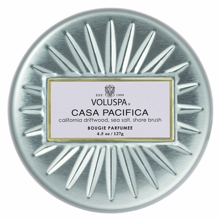 Casa Pacifica Mini Tin Candle - Something Splendid Co.